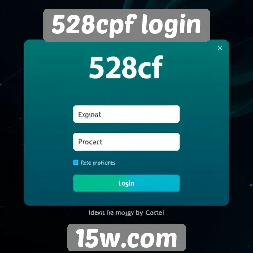 Acessibilidade e Interface do Site 528cpf Login