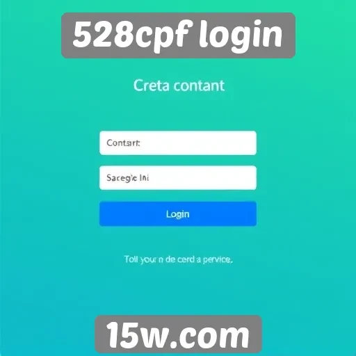 Como criar uma conta no 528cpf login